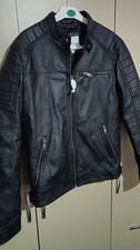 Jack & Jones Faux Leather Jacket – Size M