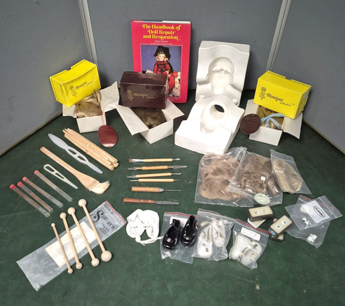 Ceramic doll making tool set - doll,