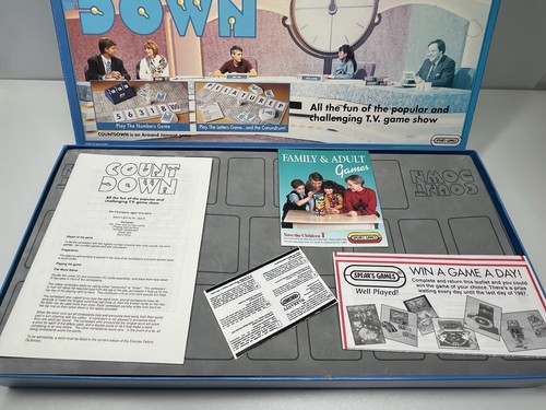 Countdown board game - countdown, j.w
