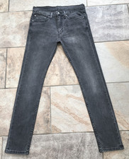 Mens Levi's 519 Extreme Skinny Fit Dark Grey Stretch Flex Denim Jeans - W32 L32