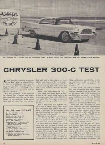 1957 chrysler 300c hardtop - 1957,