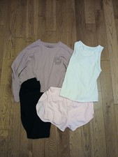 Girl's Clothing Bundle Age 8-9 years top  leggings shorts vest top Shein George