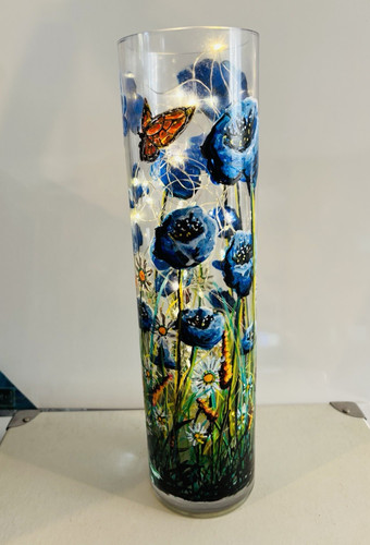 Hand painted clear - hand,