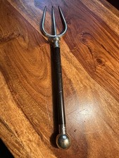 Antique Deykin & Sons D & S Silver Plate Toasting Fork Birmingham c1900