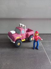 TRACTOR TOM THE PICK UP REV TRUCK  PLASTIC TOY and FI FIGURE