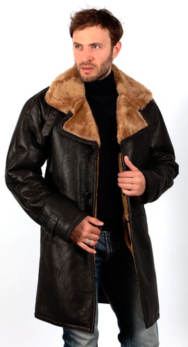 Men brown 100 shearling - men's, 100%