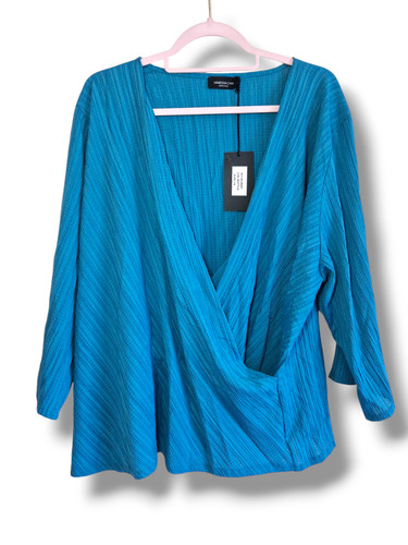 Vanessa zani ladies wrap top - zani,