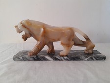 Vintage Art Sculpture Tiger