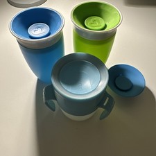 2 x Munchkin Miracle 360 Toddler Sippy Cup. Plus litecup