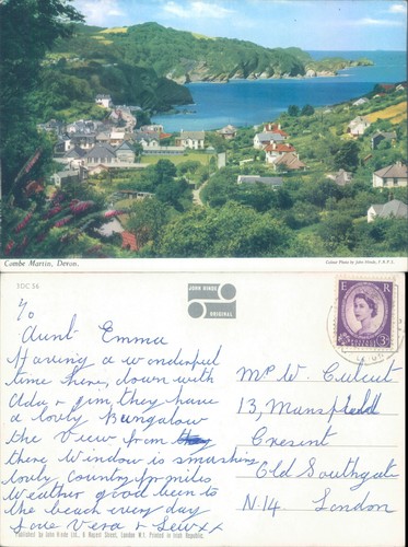 Coastal village view combe - coastal,