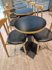 Cafe/ coffee shop used heavy duty tables.  Round.  Muffin Break, Bullring.