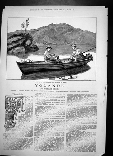 Old print yolande - print, william