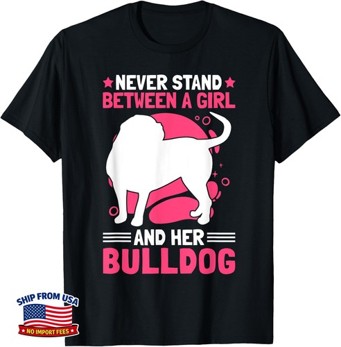 Girl with olde english bulldog - girl,