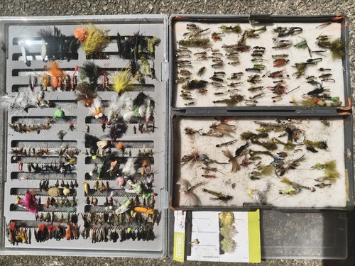 Fly fishing flies job lot - flies,