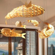Large Fish-Shaped Wooden