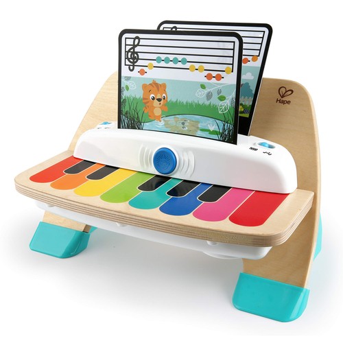 Baby musical piano wooden - baby,