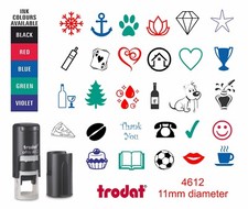 Loyalty card stamp 11mm, Customer reward scheme, pocket size stamp, cafe, school