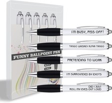 Funny Pens, 5 Pack of Rude