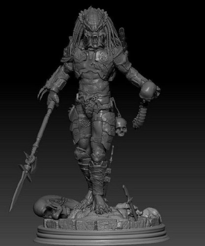Predator sculpture statue - ,