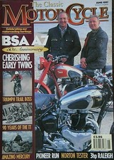 Classic Motorcycle June 1997 BSA A7, MERCURY, AUTOCYCLES, TRIUMPH METISSE, IOM  