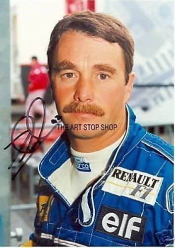 Nigel mansell signed - mansell,