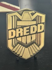 Judge Dredd metal badge with