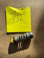  COILED SPRING DRILL STOPS ,3/32"  WITH GRUB,  IN GOOD CONDITION.