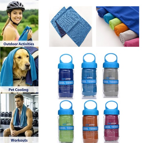 Cooling towel with - cooling, portable