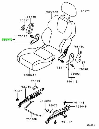Shield front seat - shield,, cushion