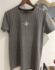 Boys Men’s Designer Grey SIK SILK Top Size Small * Vgc * 