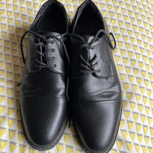Primark black smart shoes size
