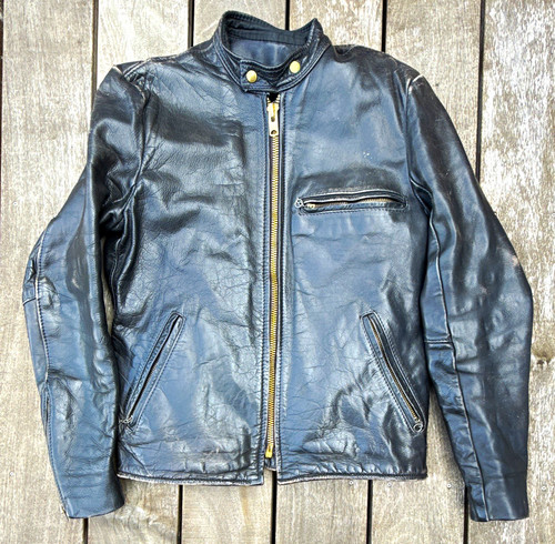 Vtg vanson leathers black - vanson,