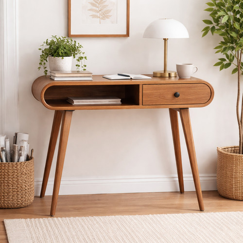 Solid wood mango writing desk - solid,