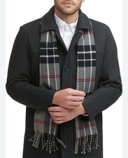 Dockers Men's Weston Wool Blend SCARF ONLY (Regular and Big & Tall) Gray 62x12”
