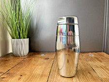 ORIGINAL 50'S ALFRA ALESSI 870 COCKTAIL SHAKER STAINLESS STEEL ITALY RETRO BAR