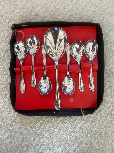 Silver plated boxed spoon - silver,