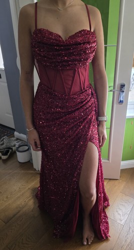 Elegant sequin mesh high waist - sequin,
