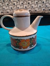 Midwinter Stonehenge Nasturtium Coffee Pot, Vintage, 2-Piece Set