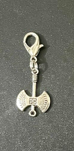 Viking axe clip charm - axe,