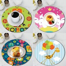 Coasters Non-slip Faux Leather Table Mats & Coasters Waterproof, Heat-Resistant