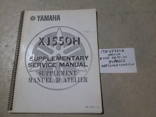 Yamaha 1981 xj550h - ,