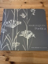 Harlequin “Poetica” Non-woven Wallpaper Sample Book- Craft/decoupage/Scrapbook