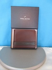 Brand New Boxed: Vintage Daniel Hechter Brown Leather Cash Card / Wallet