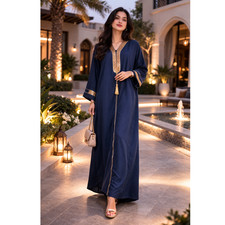 Women Abaya Saudi Long Dress