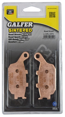 Galfer brake pads rear - galfer, for