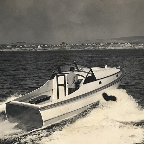 1940s wooden cabin cruiser - wooden,