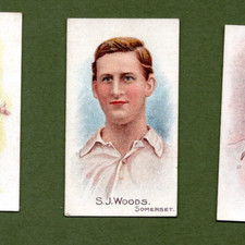 Cohen Weenen Cricketers Footballers & Jockeys 1900 SJ Woods Somerset