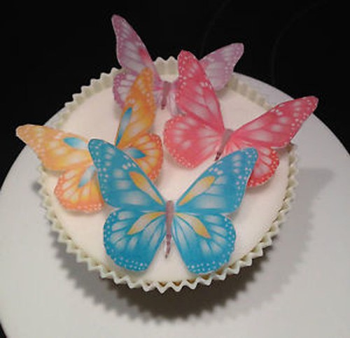 Butterfly x24 cupcake toppers - ,