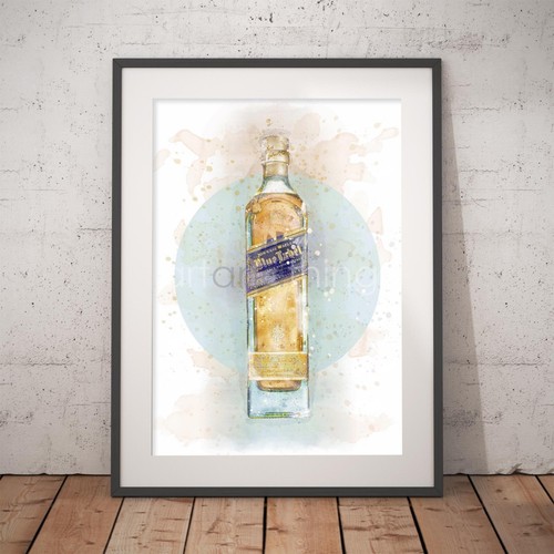 Johnnie walker whisky - johnnie, bottle