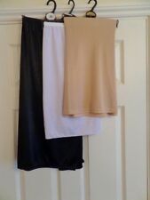 EX HIGH STREET WAIST HALF SLIP UNDERSKIRT BLACK WHITE NUDE CREAM 8 - 28 NWOT